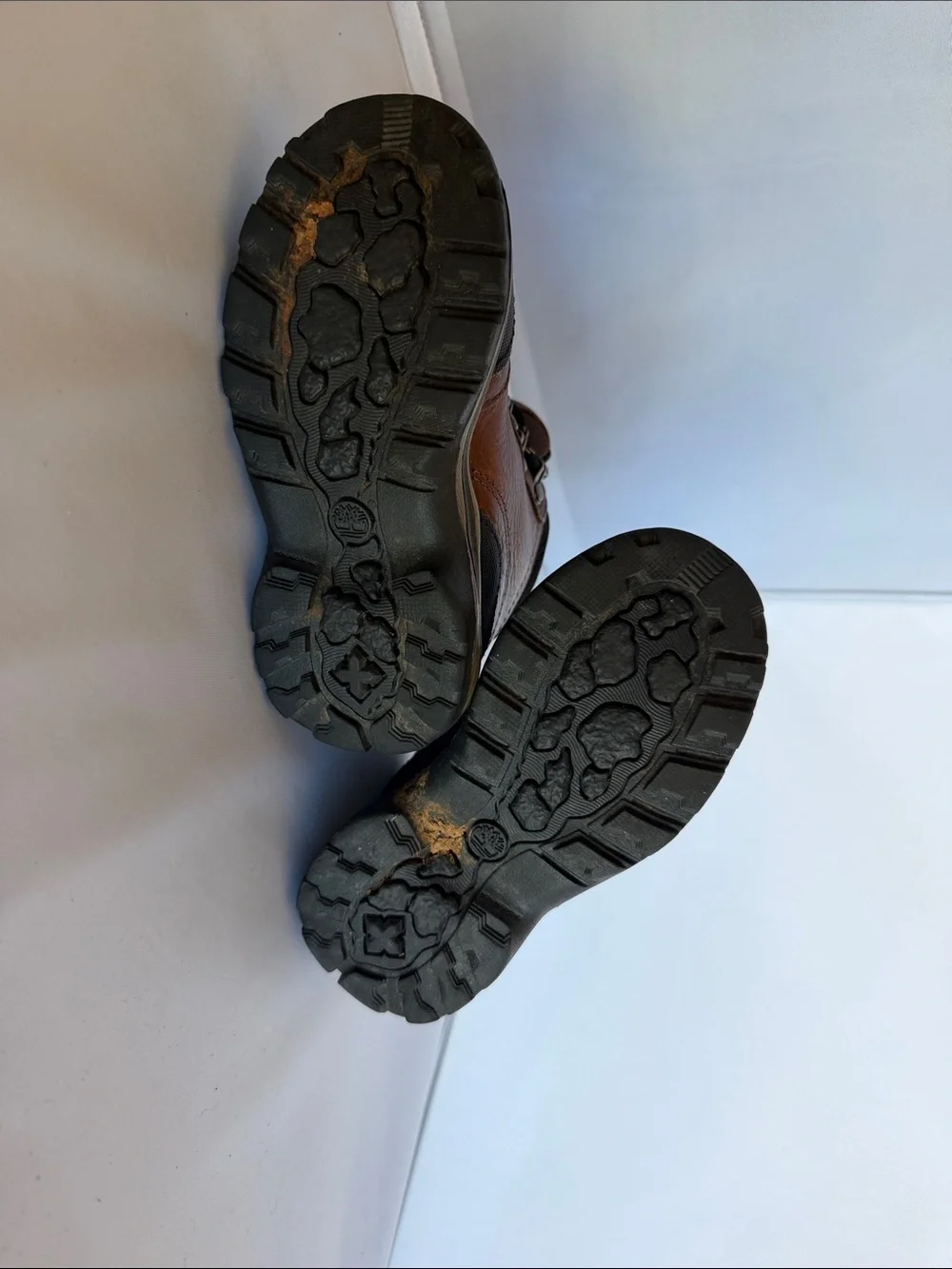 Kids Brown Leather Hiking Boots - Durable Trail Shoes